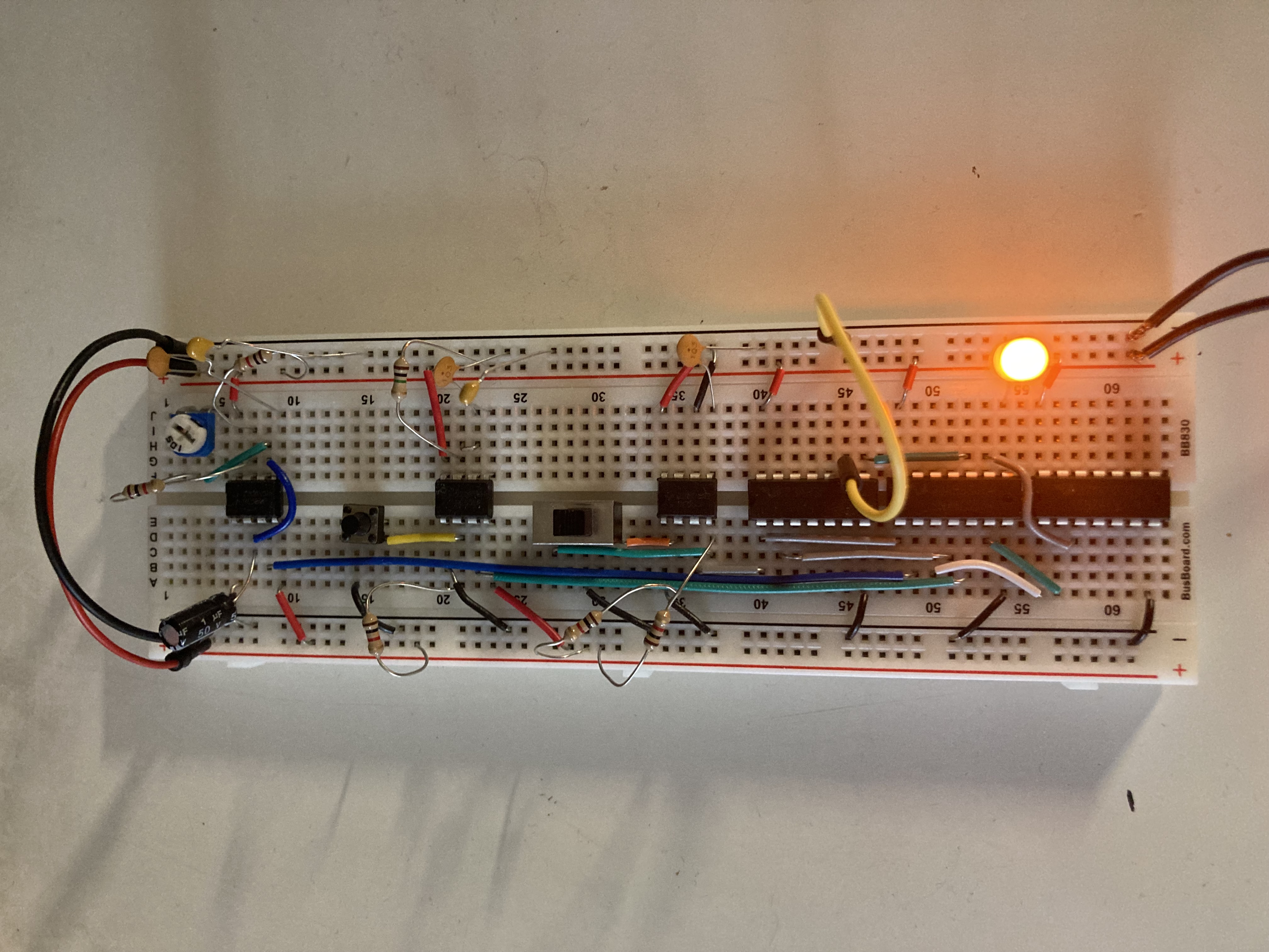 clock module from Eater 8-bit computer